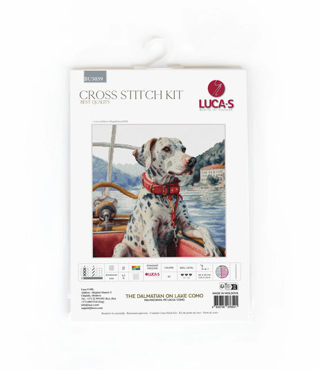 Cross Stitch Kit - The Dalmatian on Lake Como - BU5039 Luca-S