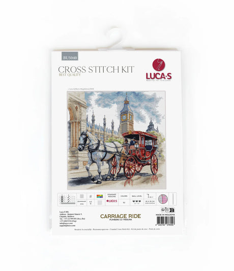 Cross Stitch Kit - Carriage Ride - BU5040 Luca-S