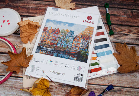 Luca-S Cross Stitch Kit - Copenhagen, BU5046 