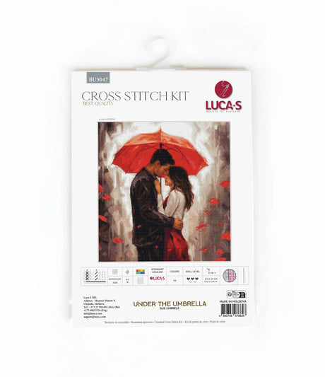 Luca-S Cross Stitch Kit - Under the Umbrella, BU5047