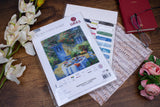 Luca-S Cross Stitch Kit - "Romantic Garden", BU5055