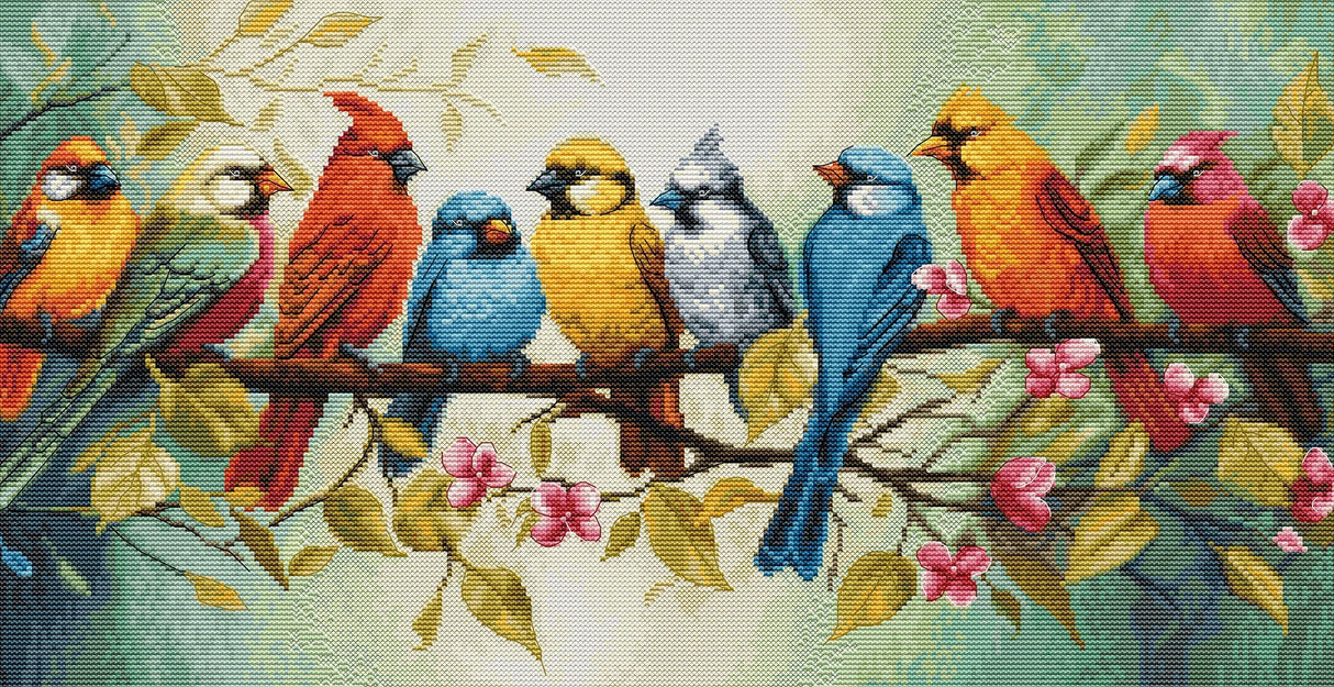 Cross Stitch Kit - "The Song of the Birds" by Luca-S, BU5062