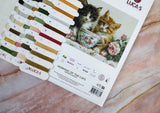 Kit de Punto de Cruz Contado - Morning of the Cats, BU5070