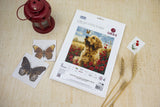 Kit de Punto de Cruz Luca-S - "Meeting in the Flowering Field" BU5073