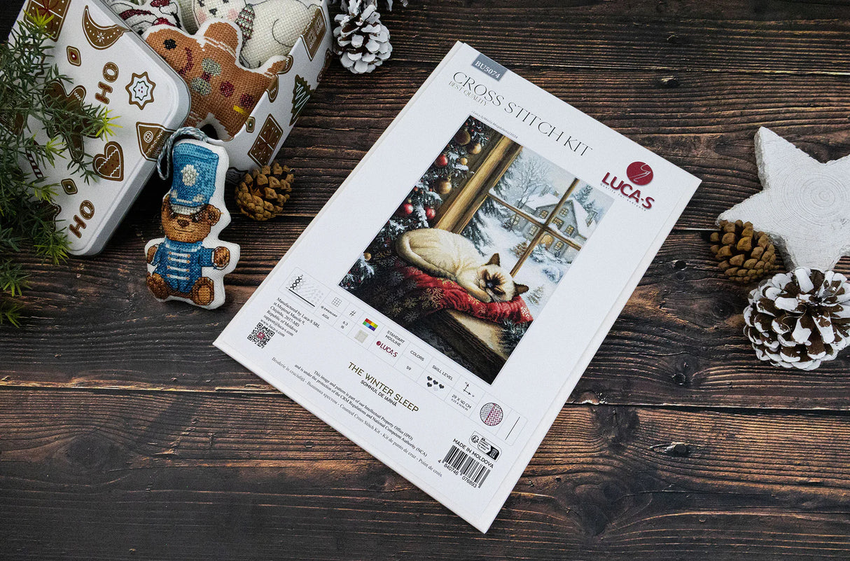 Kit de Punto de Cruz Luca-S - "The Winter Sleep" (BU5074)