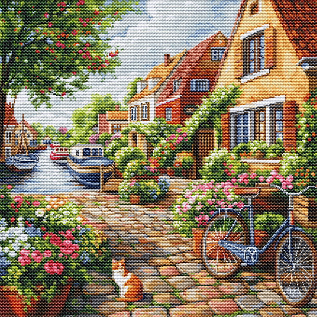 Luca-S Cross Stitch Kit – Summer Splendor BU5078