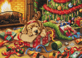 Cross Stitch Kit "Santa's Naughty Little Boy" – Luca-S BU5079