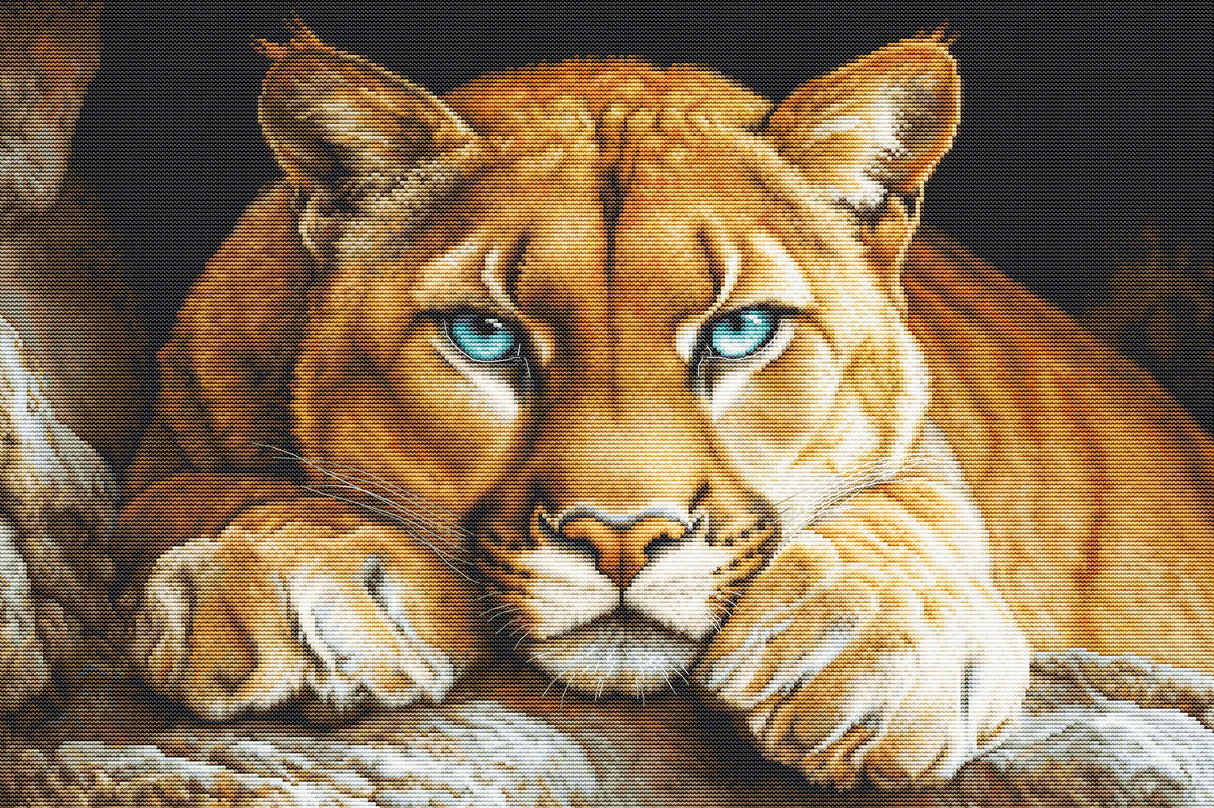 Cross Stitch Kit "The Wild Spirit" – Luca-S GOLD BU5081