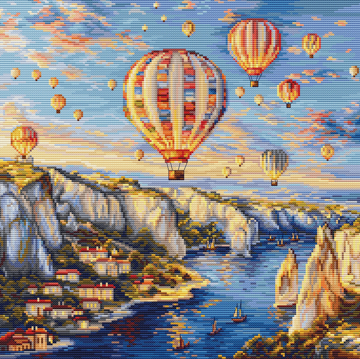 Kit de Punto de Cruz “Capadocia” – Luca-S BU5082