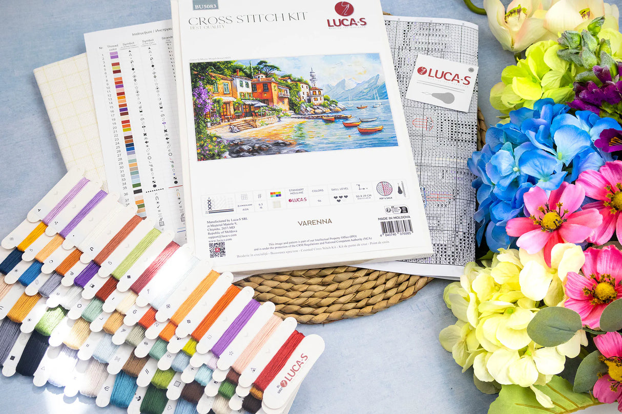 Cross Stitch Kit "Varenna" – Luca-S BU5083