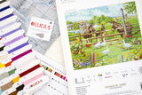 Kit de Punto de Cruz "El Patio de los Burros" – Luca-S BU5087