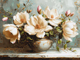 Luca-S GOLD Cross Stitch Kit - The Mysterious Magnolias, B707
