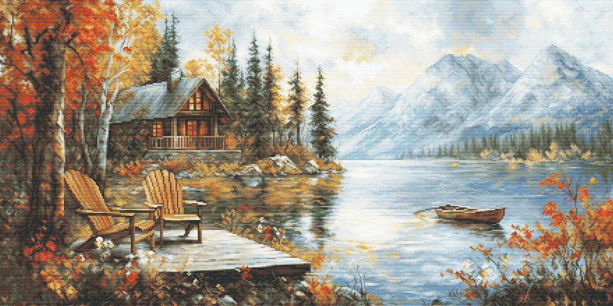 Luca-S GOLD Cross Stitch Kit – Echoes of a Golden Season B716