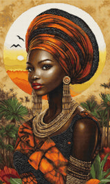 Kit de Punto de Cruz Luca-S GOLD - Queen of the Sunlit Continent B720