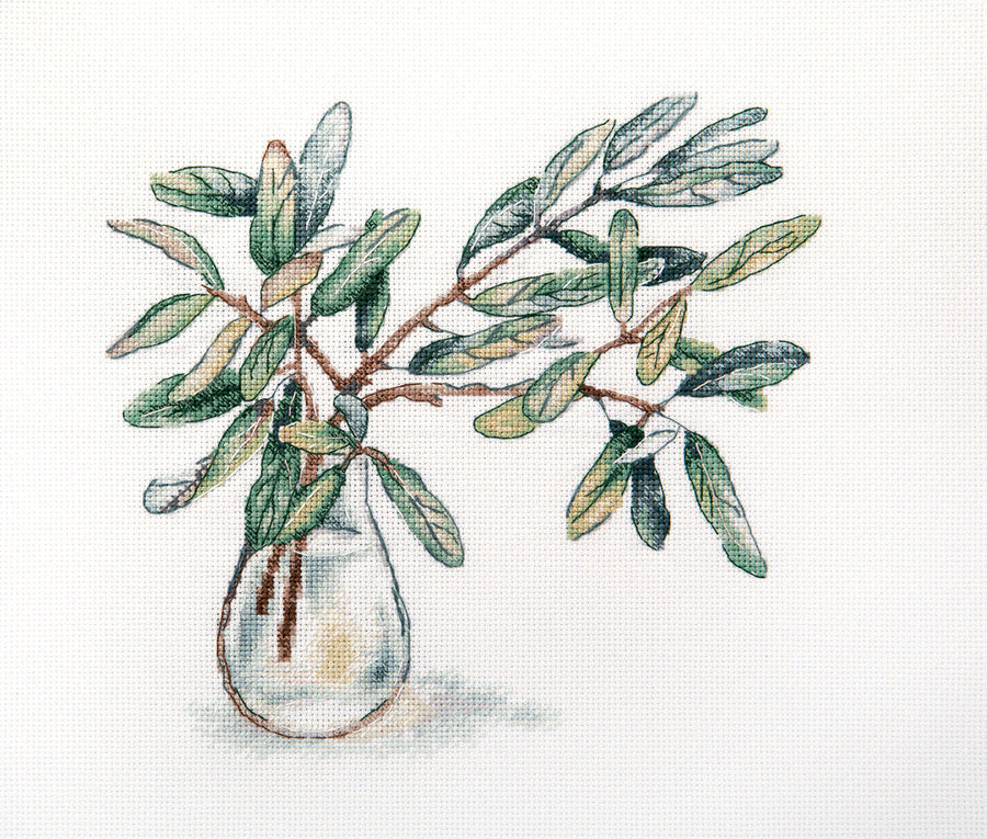 Olive Branches - Panna - Cross Stitch Kit C-7298