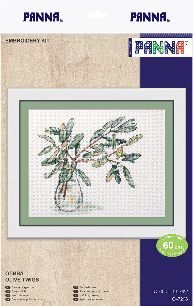 Olive Branches - Panna - Cross Stitch Kit C-7298