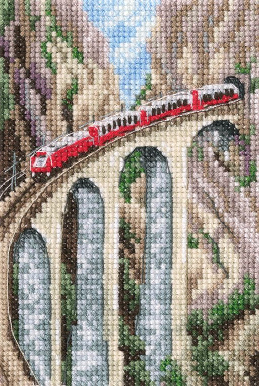 Kit de Punto de Cruz RTO Landwasser viaduct – C303
