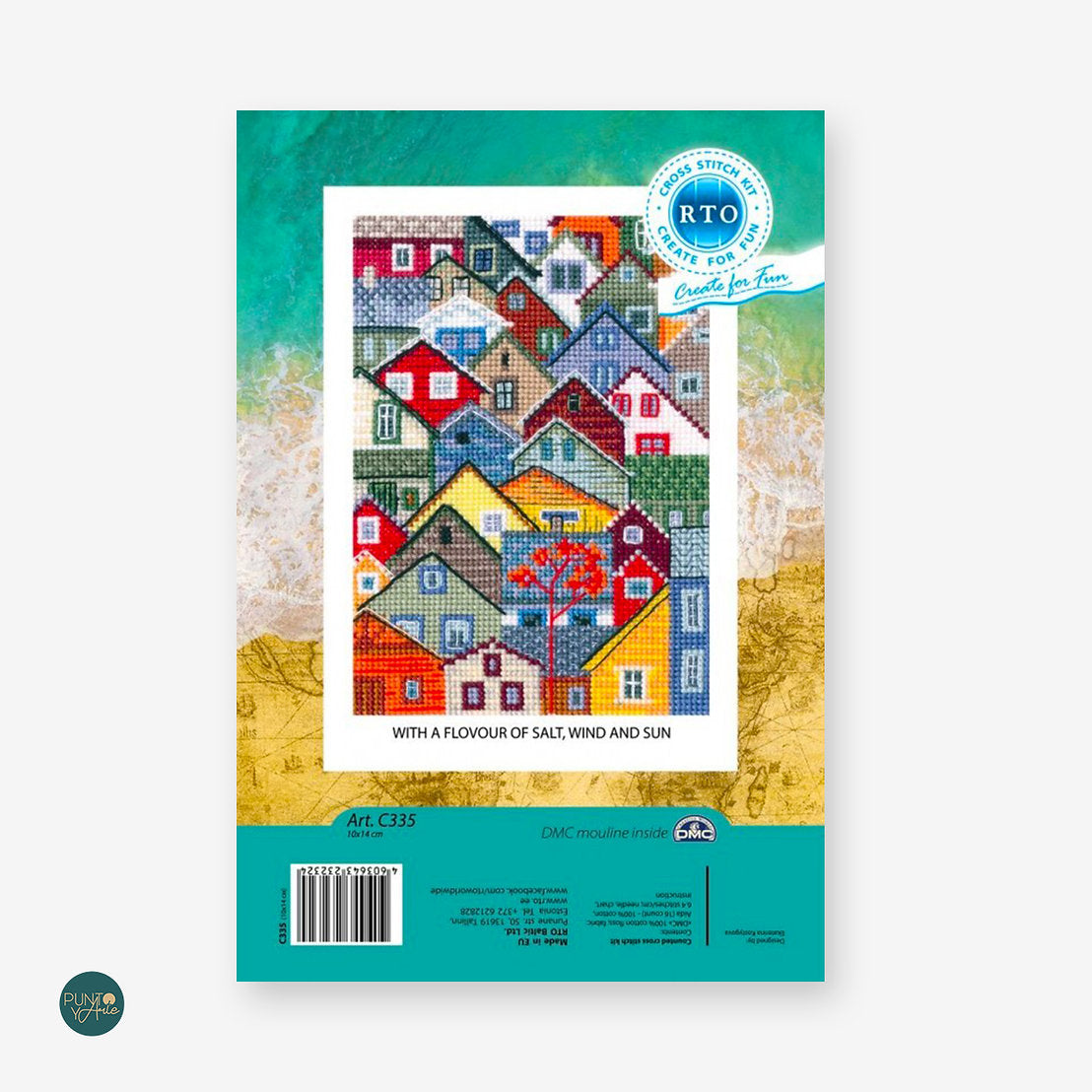 C335 Houses - RTO - Cross stitch kit