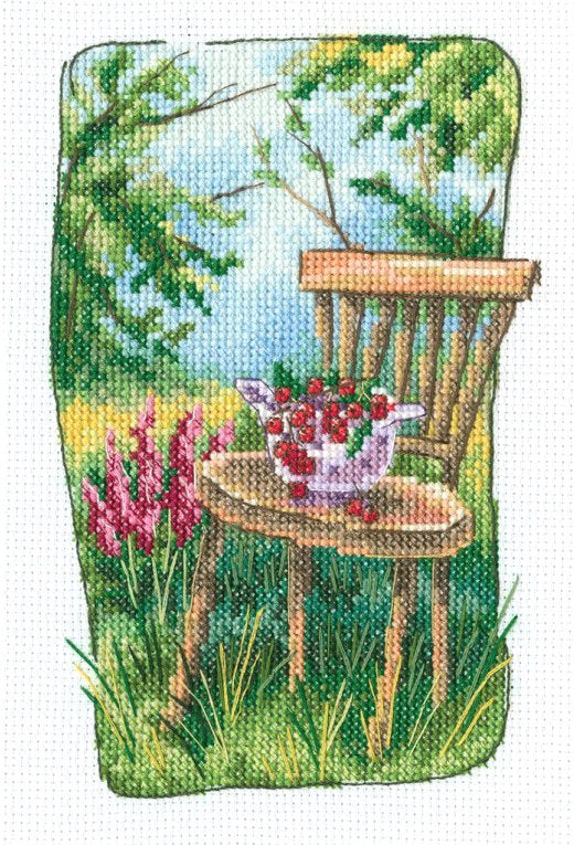 Kit de Punto de Cruz RTO El viejo jardín de la abuela – C346