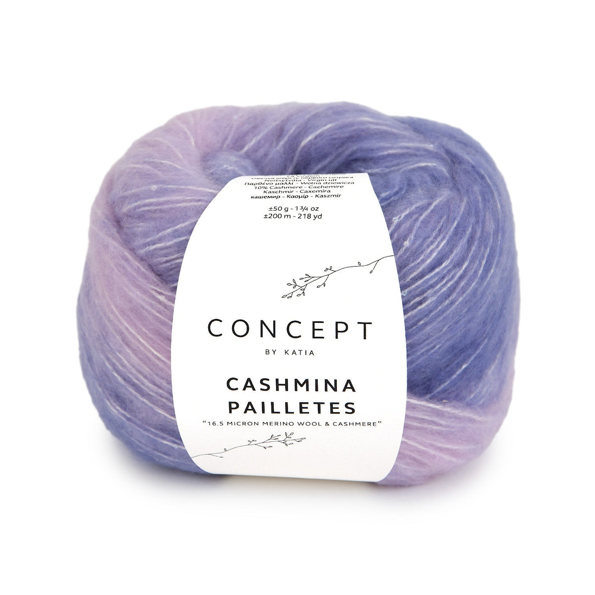 Pailletten-Cashmir mit Merinowolle und Kaschmir | Concept by Katia
