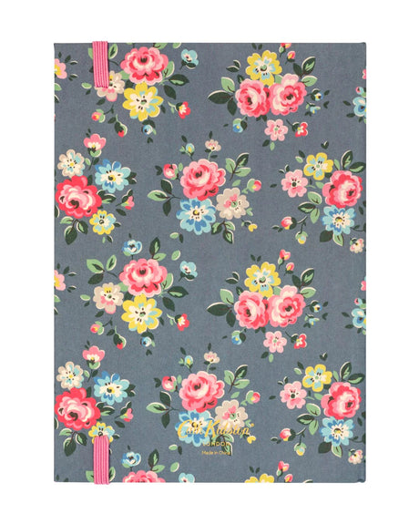 Cath Kidston Slate Gray Floral Notebook 8528 - Ohh Deer