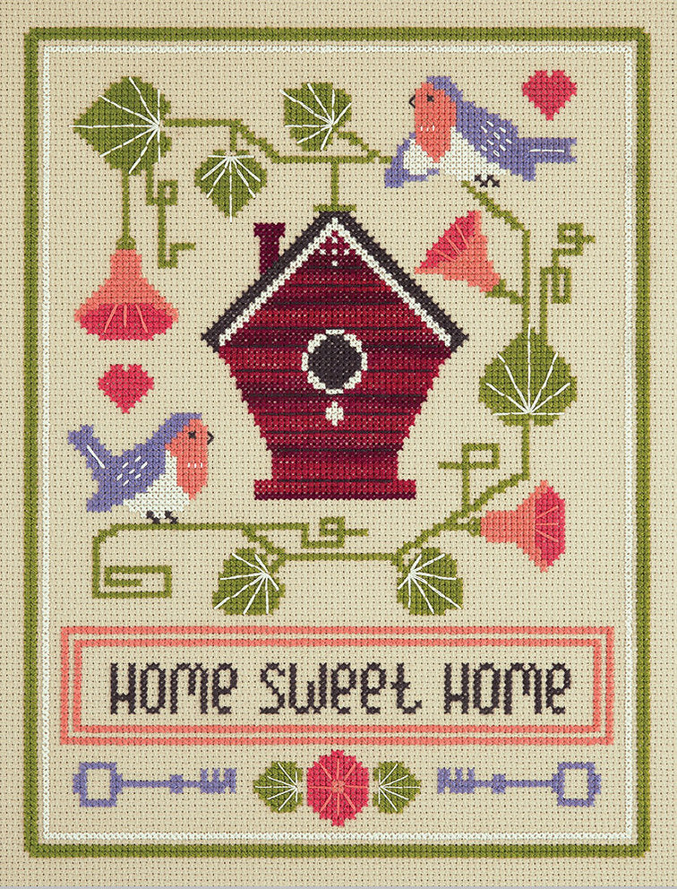 Kit de point de croix - Home Sweet Home - CE-1973 Panna