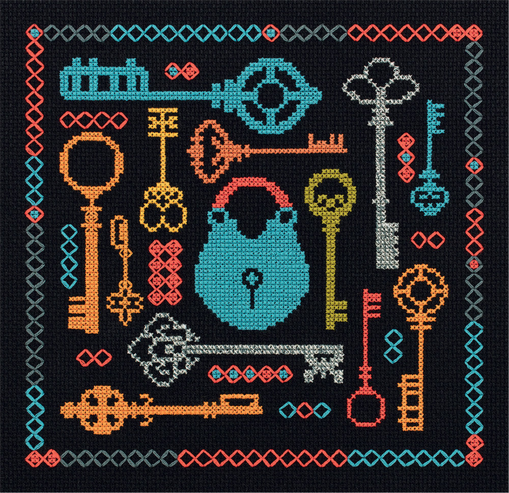 Keys - Panna - Cross Stitch Kit CE-7053
