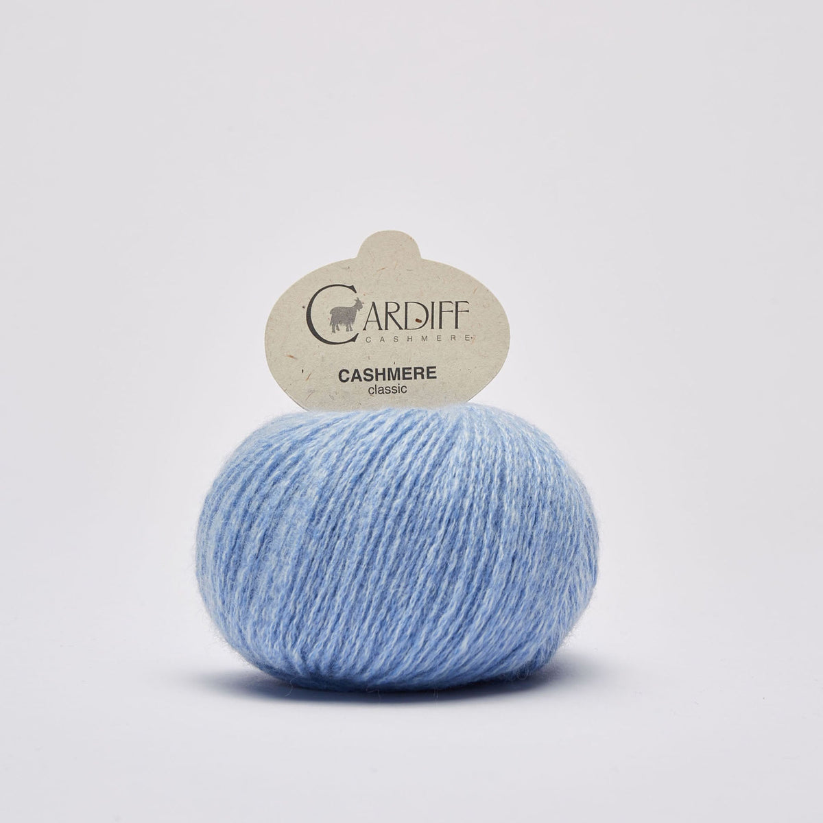 Cardiff Classic Cashmere 556 Artico, ovillo de lana 100% cachemira italiana