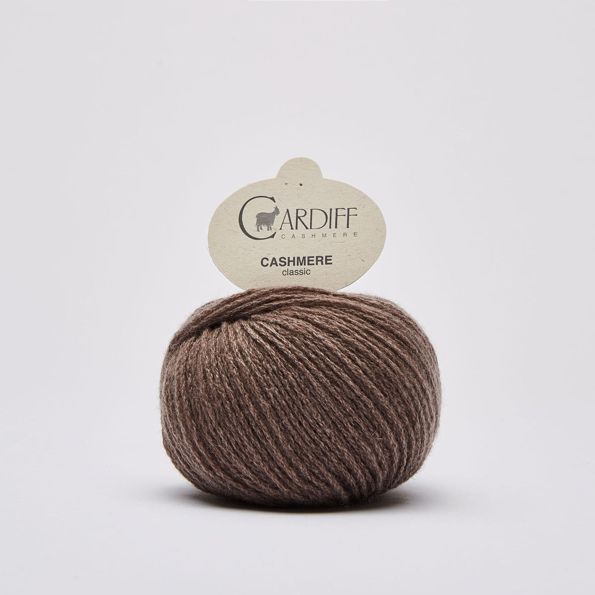 Cardiff Classic Cashmere 622 Corteccia, ovillo de lana 100% cachemira italiana