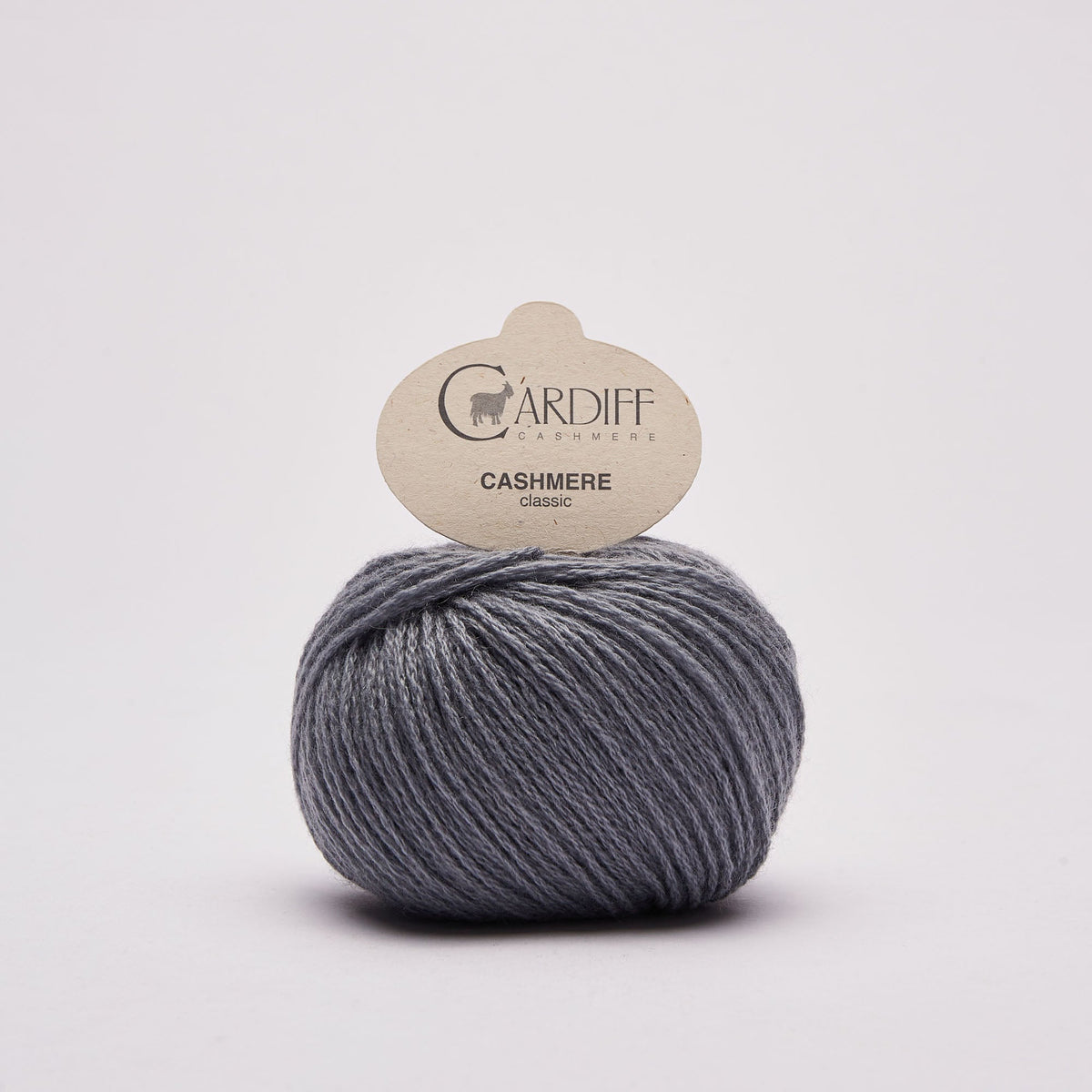 Cardiff Classic Cashmere 707 Dust, ovillo de lana 100% cachemira italiana