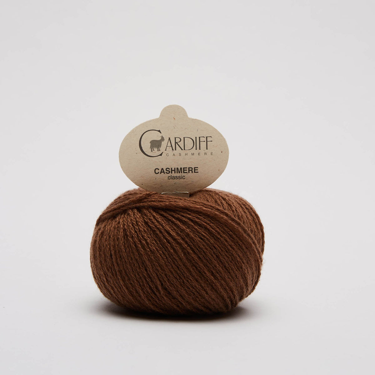 Cardiff Classic Cashmere 717 Sudan, ovillo de lana 100% cachemira italiana