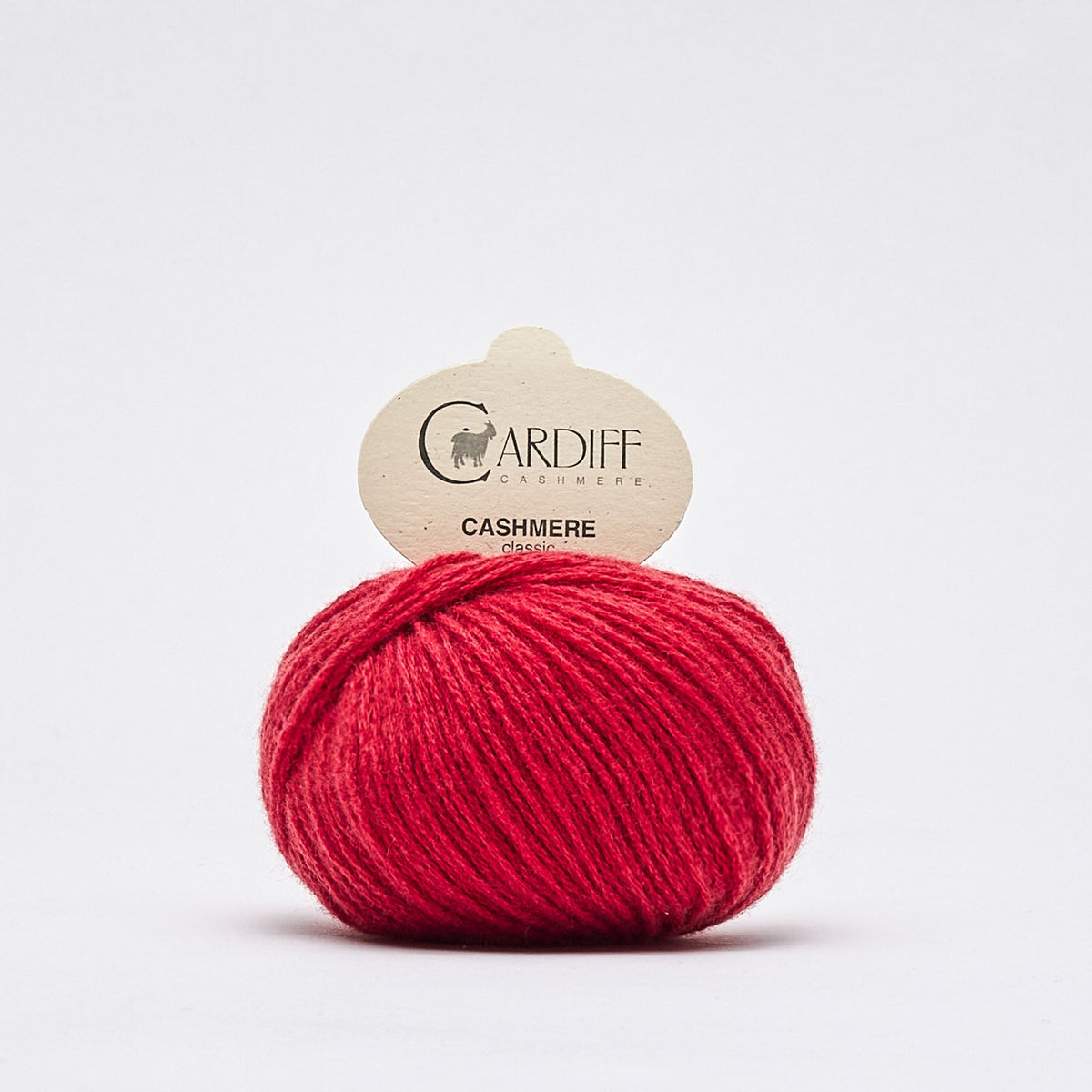 Cardiff Classic Cashmere 722 Lacca, ovillo de lana 100% cachemira italiana