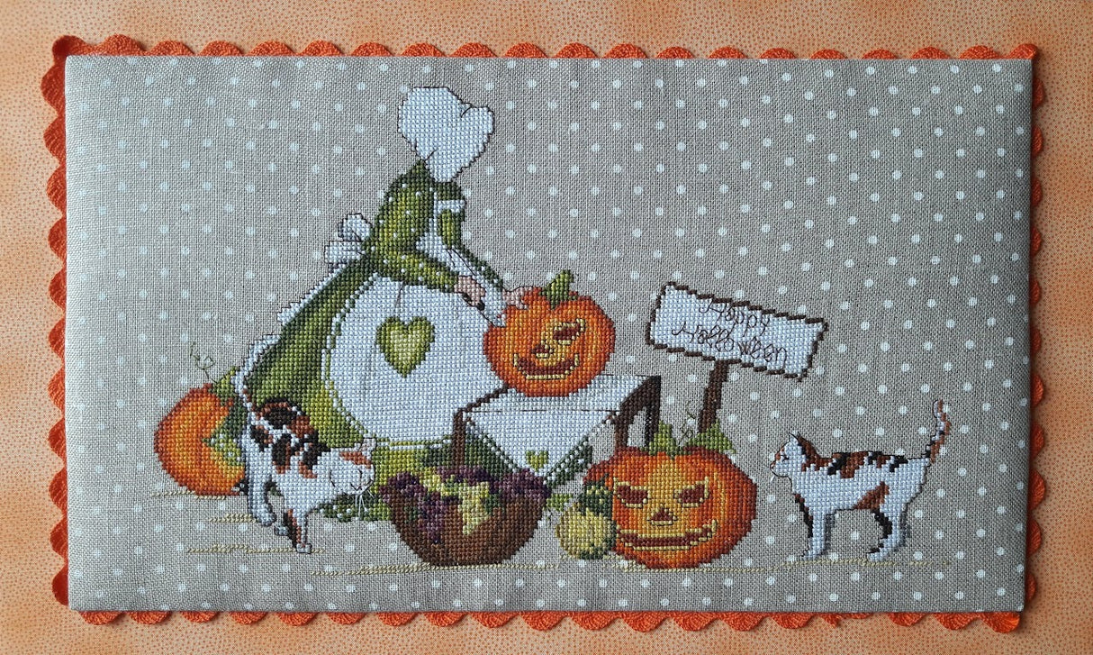 CV 107 Halloween Zucche - Cross Stitch Chart - Serenità di Campagna