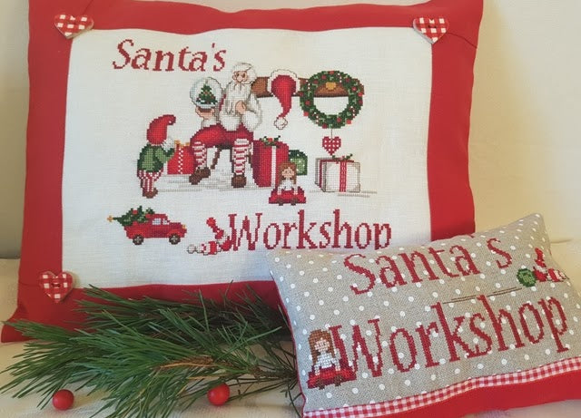 CV 146 Santa's Workshop - Gráfico Punto de Cruz - Serenità di Campagna