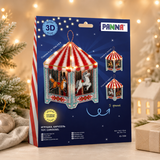 Cross stitch kit PANNA Toy Carousel PIG-7354 decorative 3D carousel