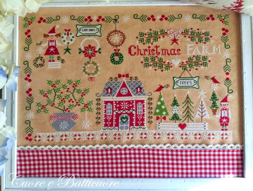 Christmas Farm - Cuore e Batticuore - Schema Punto Croce