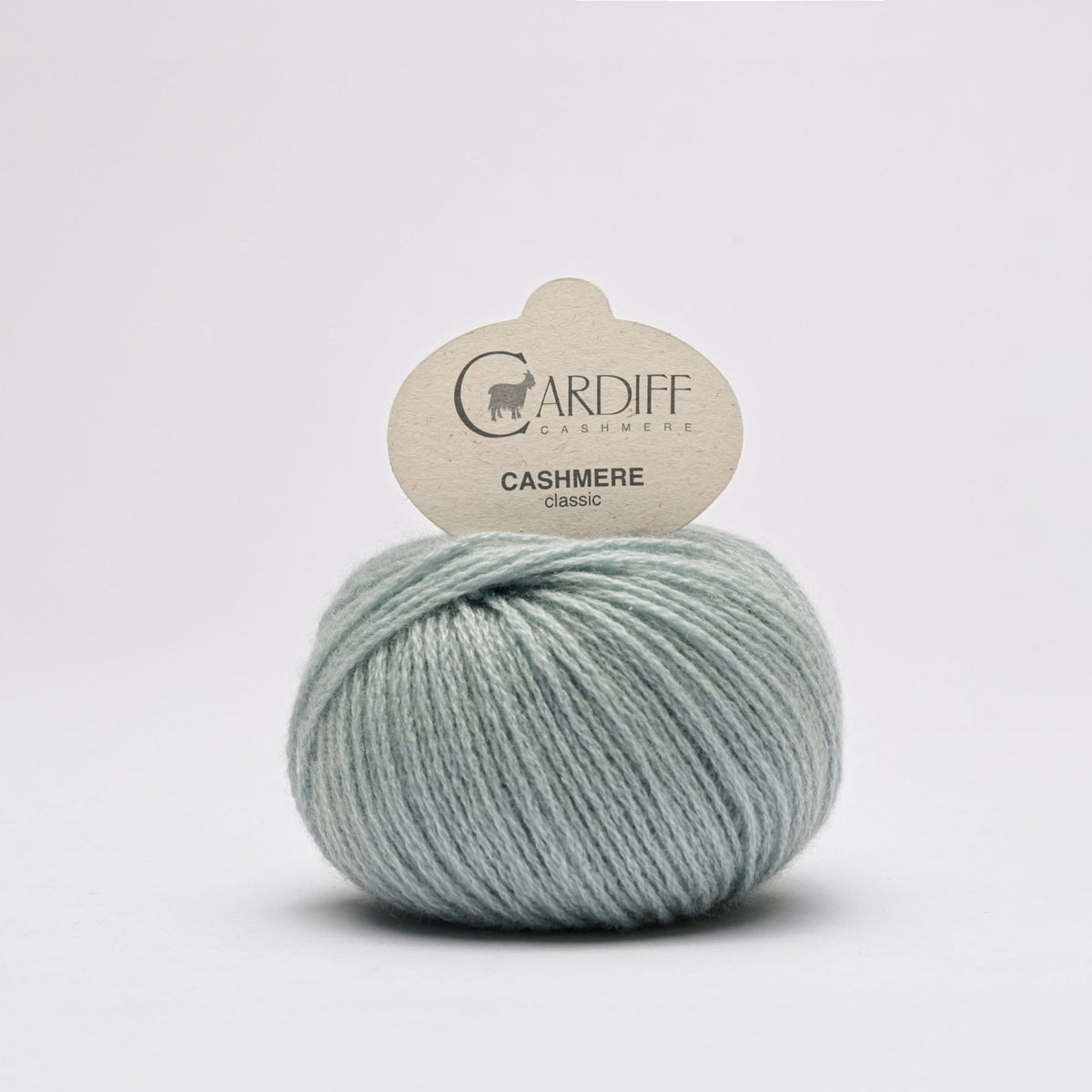 Cardiff Classic Cashmere 677 Mose, ovillo de lana 100% cachemira italiana