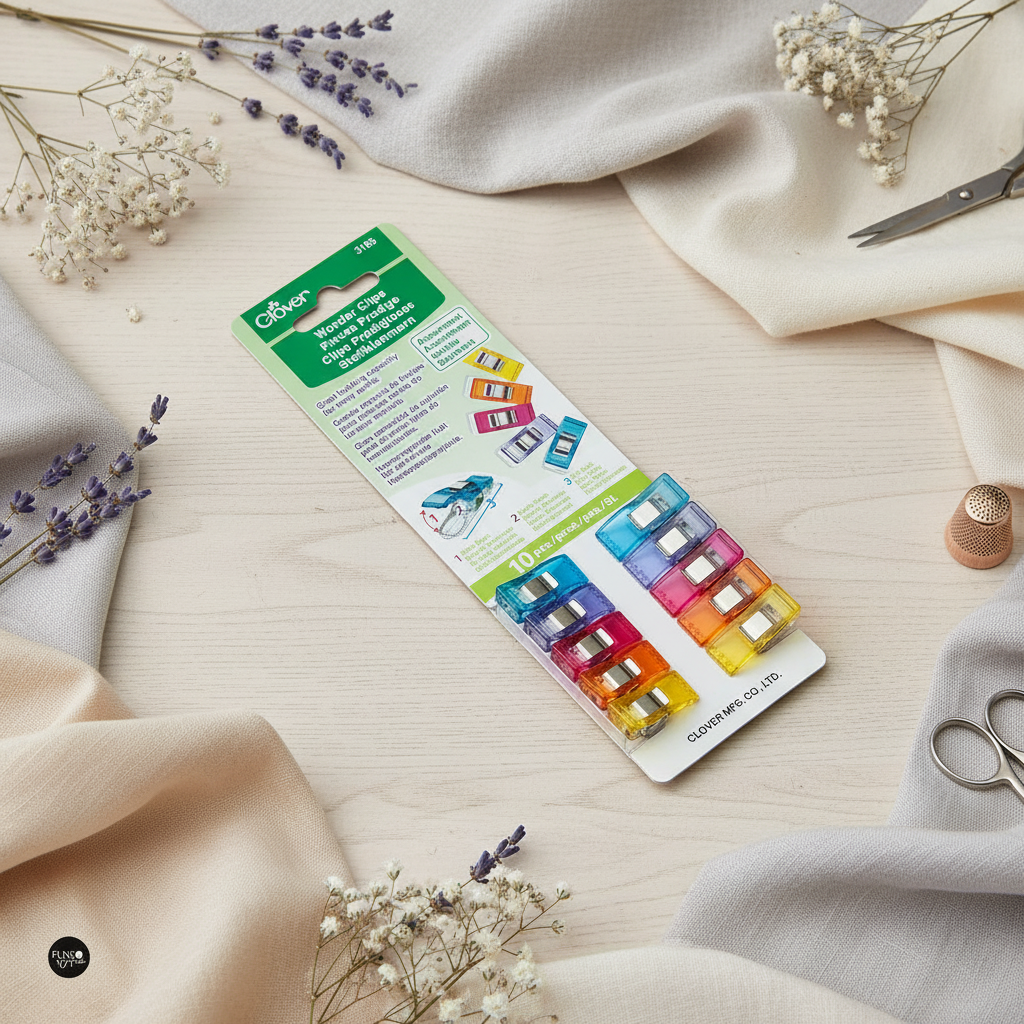 Pinces à tissu - Wonder Clips - Mix - Clover 3185