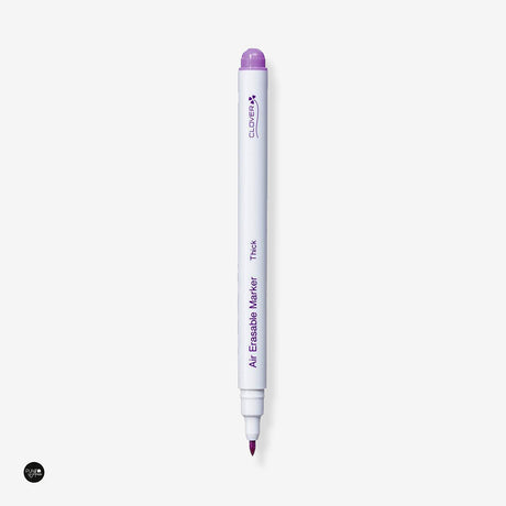 Thick Air Erasable Marker in Purple - Practical Tool for Marking Fabrics Clover 5031