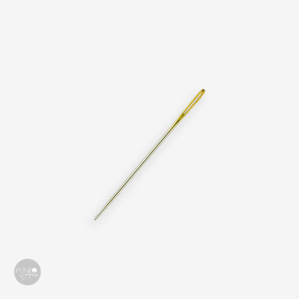 Embroidery Needles No. 24 - Clover 238/24 - Gold-Eye Plated and Blunt Tip