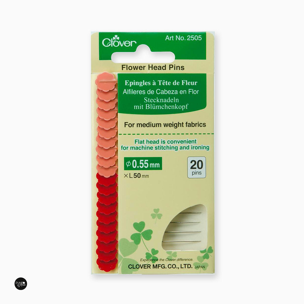 Clover 2505 Pins: Precision and Comfortable Grip in your Sewing Projects