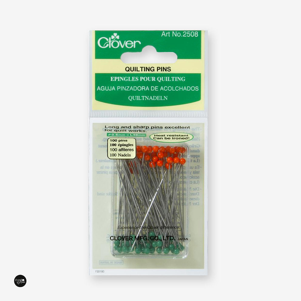 Clover 2508 Quilting Pins - Precision and Durability for Your Quilting Projects