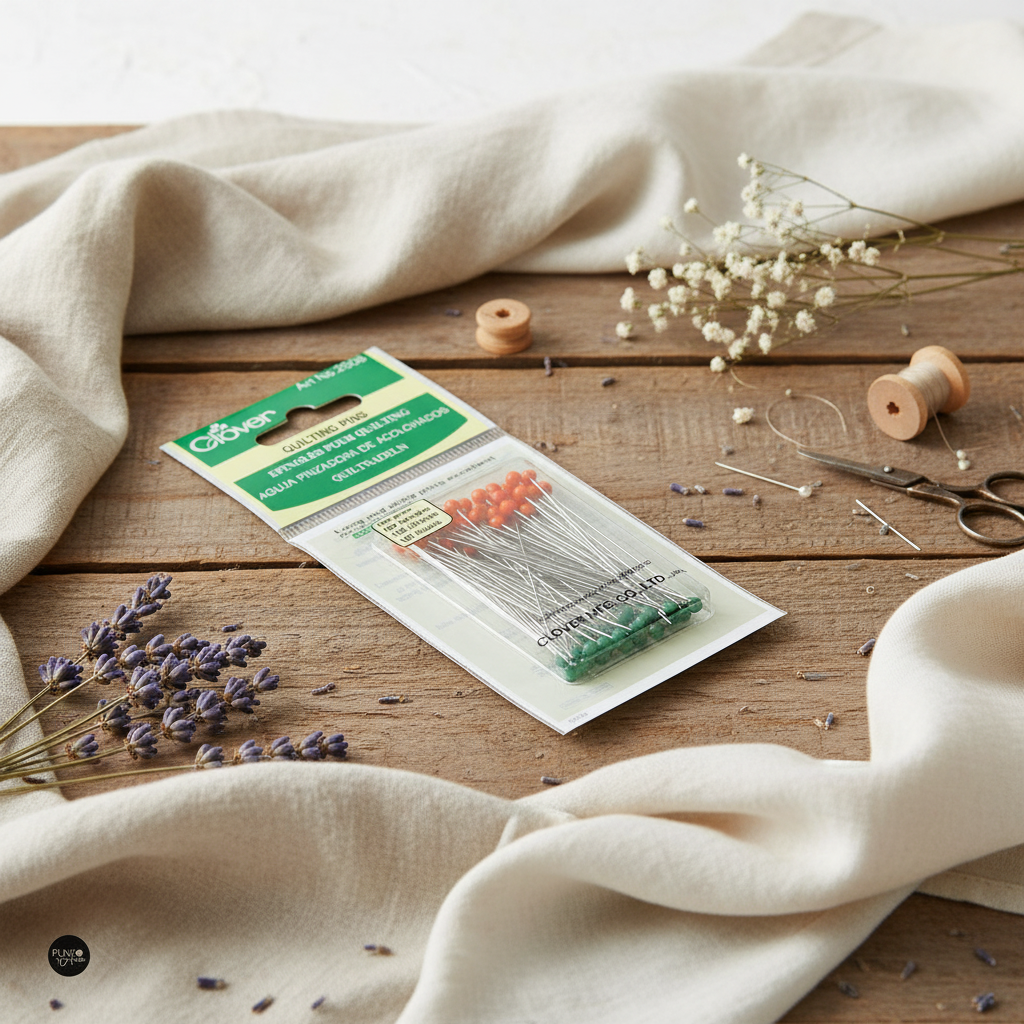 Épingles à courtepointe Clover 2508 - Précision et durabilité pour vos projets de courtepointe