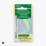 Clover 2511 Marbled Glass Head Pins: Stylish and Functional Fastening for your Work