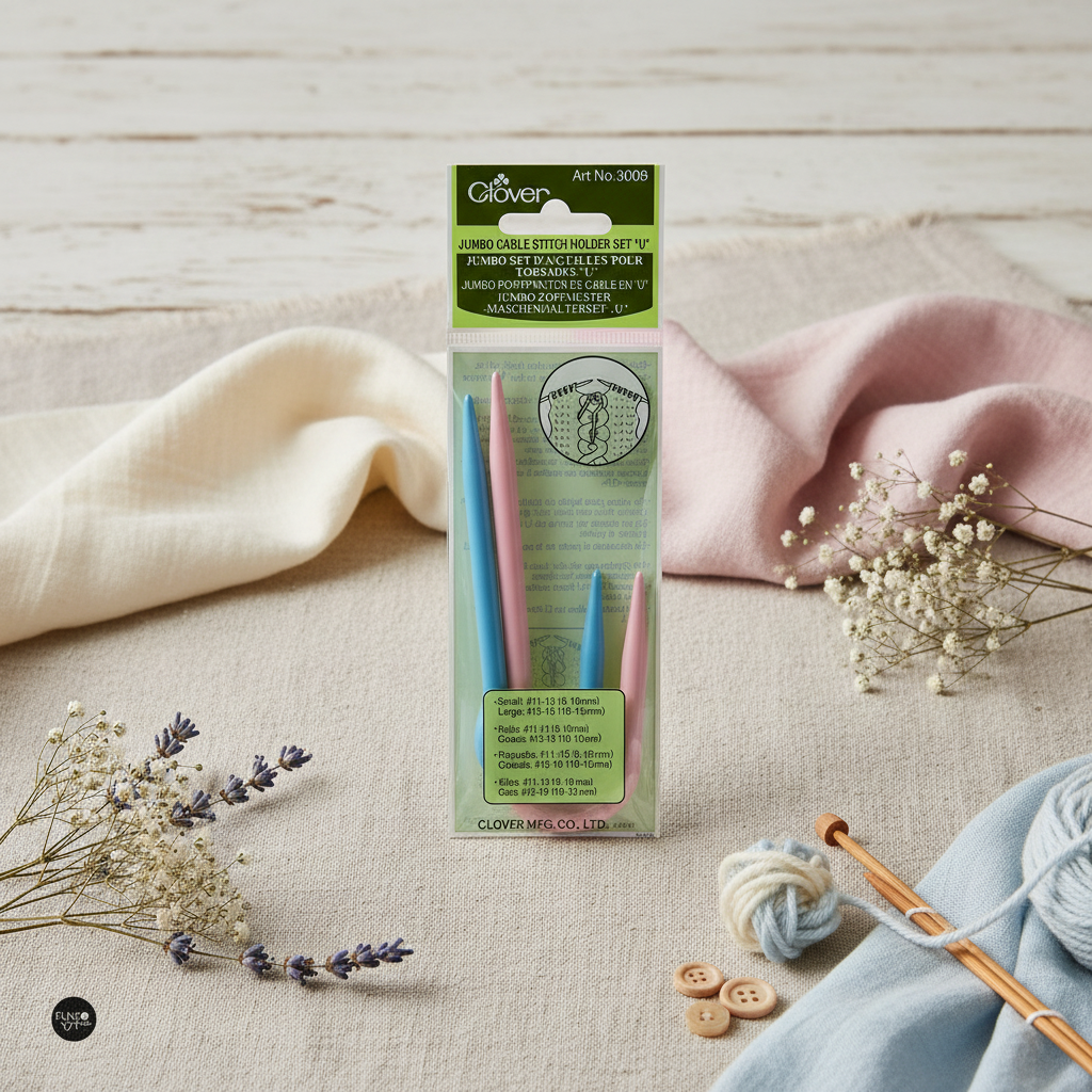 U-Haarspange für sehr dicke Zöpfchen – Clover 3008