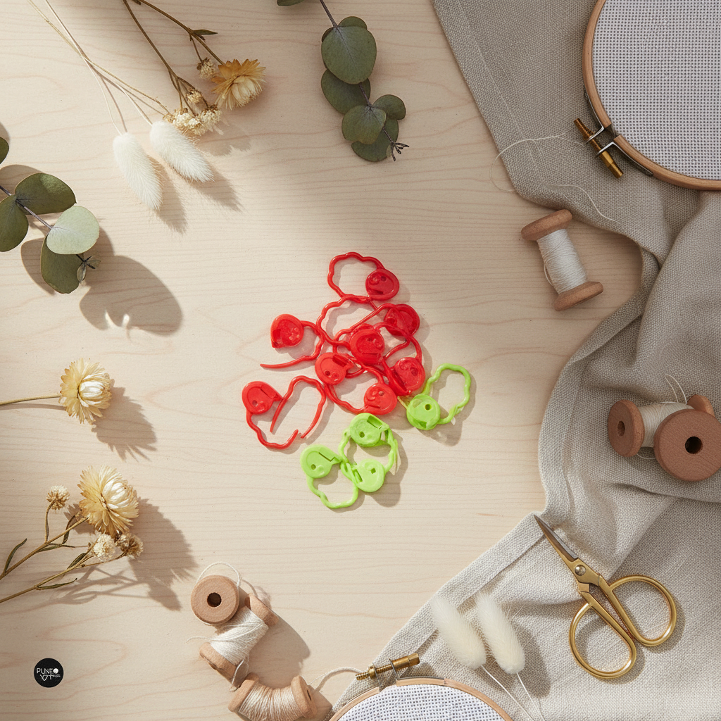 Imperdibles Marcadores de Punto con Ciere Rapido Pequeñas de Clover 3030