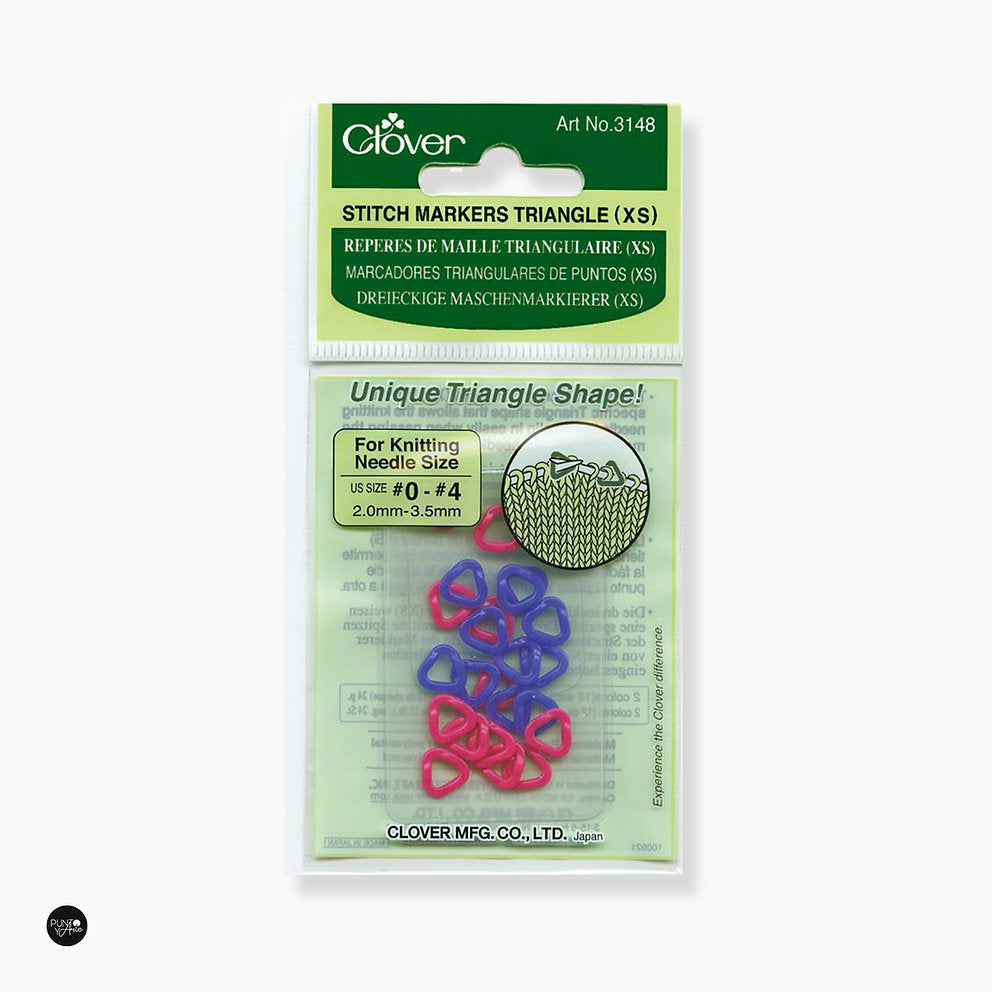Dreieckige Maschenmarkierer. Extra klein – Clover 3148
