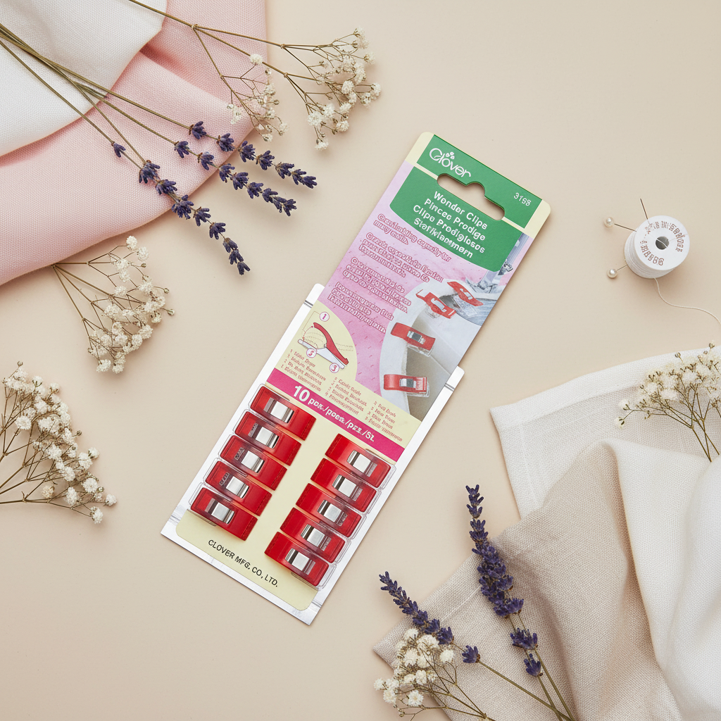 Wonder Clips de Clover 3155 - Pinzas Innovadoras para Sujeción de Telas