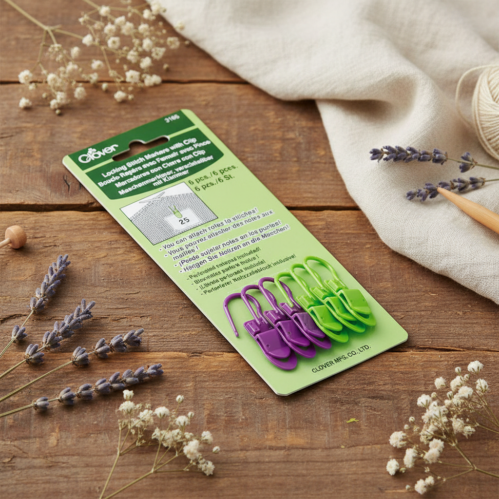 Marcadores de punto con clip Clover 3165