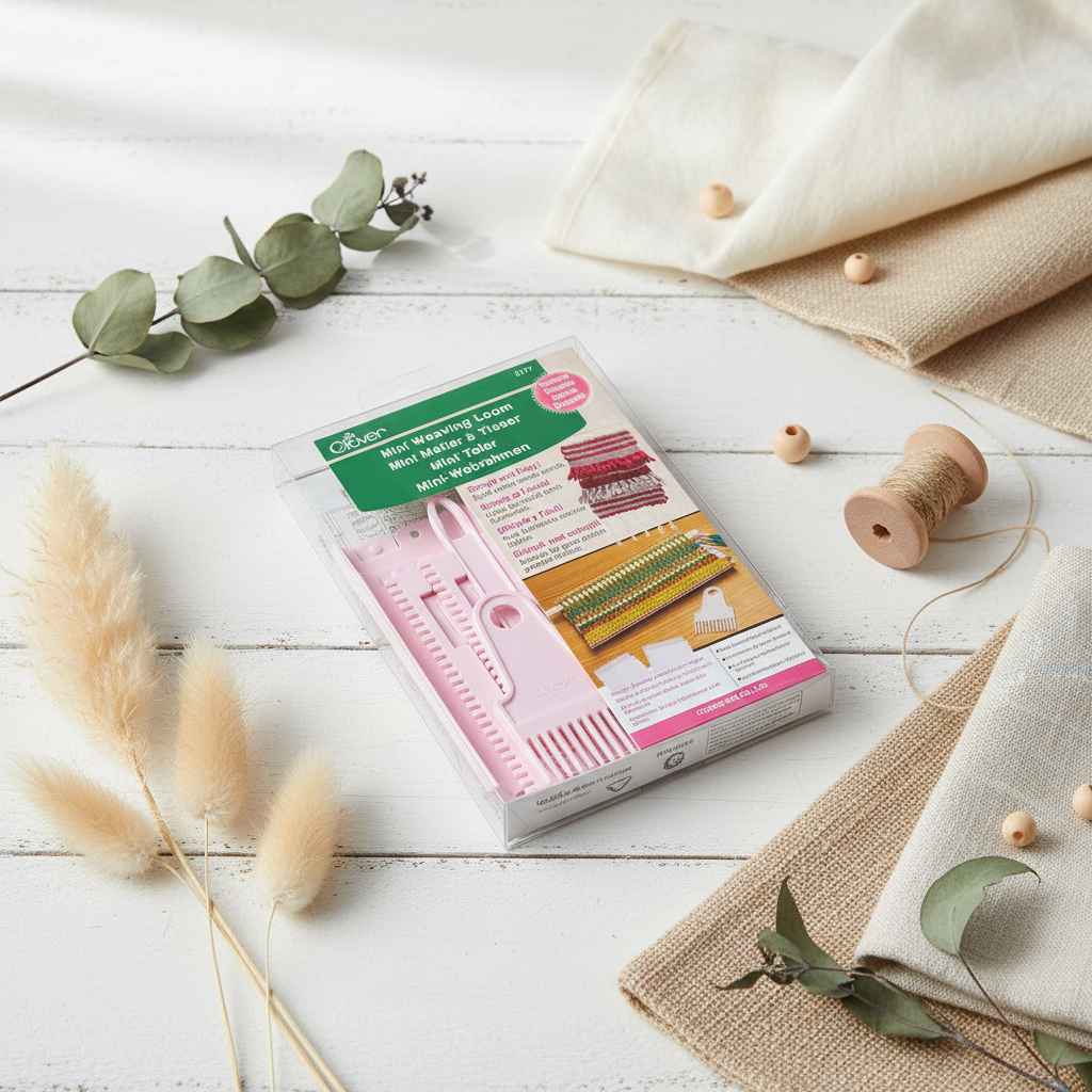 Clover 3177 Mini métier à tisser double – Créez des designs uniques et personnalisés